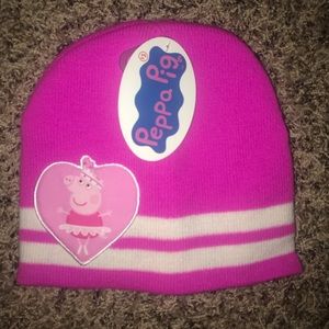 kids peppers pig beanie